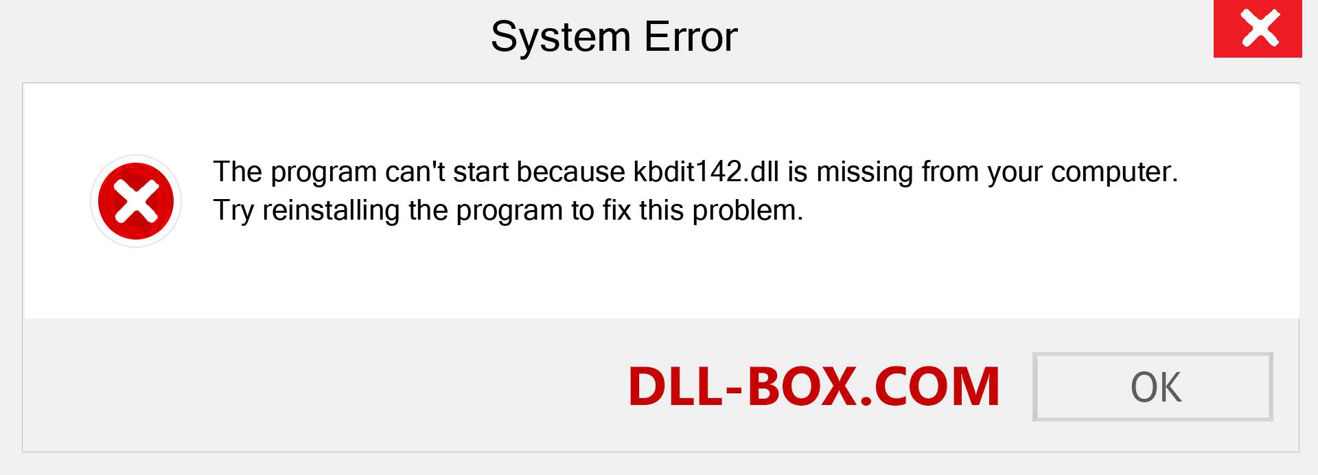  kbdit142.dll file is missing?. Download for Windows 7, 8, 10 - Fix  kbdit142 dll Missing Error on Windows, photos, images